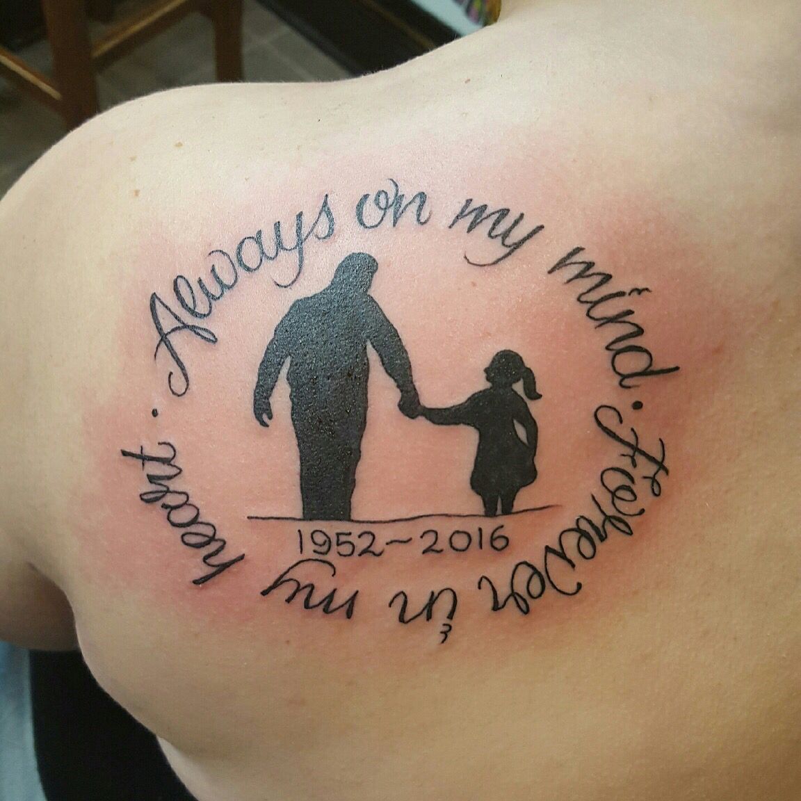 Татуировки в честь отца