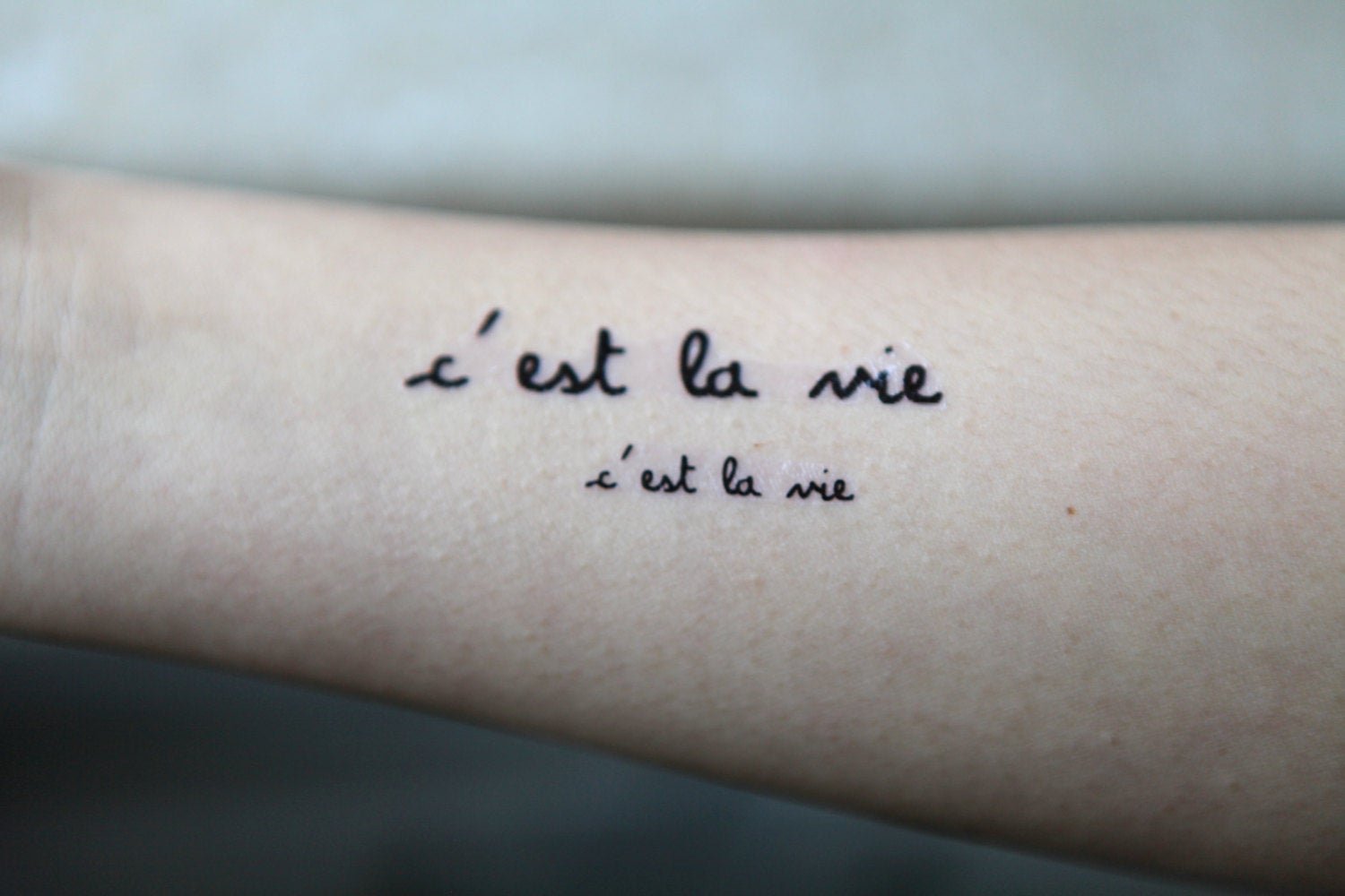 Фразы на французском для татуировки