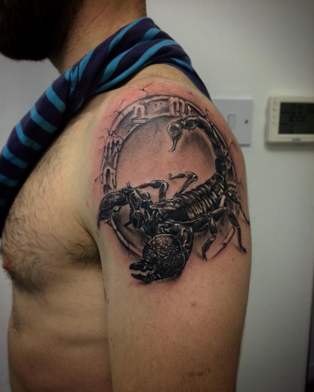 Татуировки Скорпион для мужчин