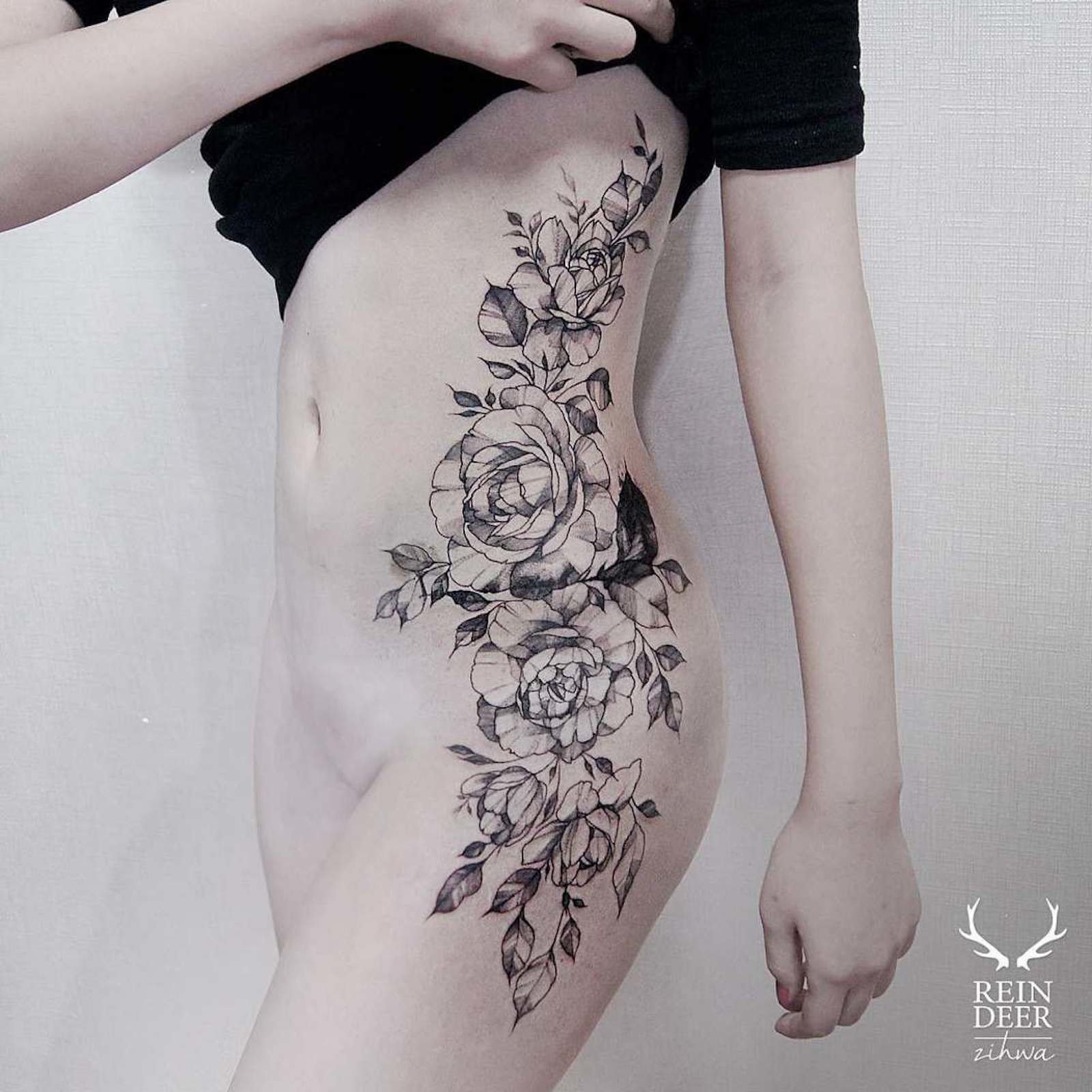 Татуировки в корейском стиле для девушек