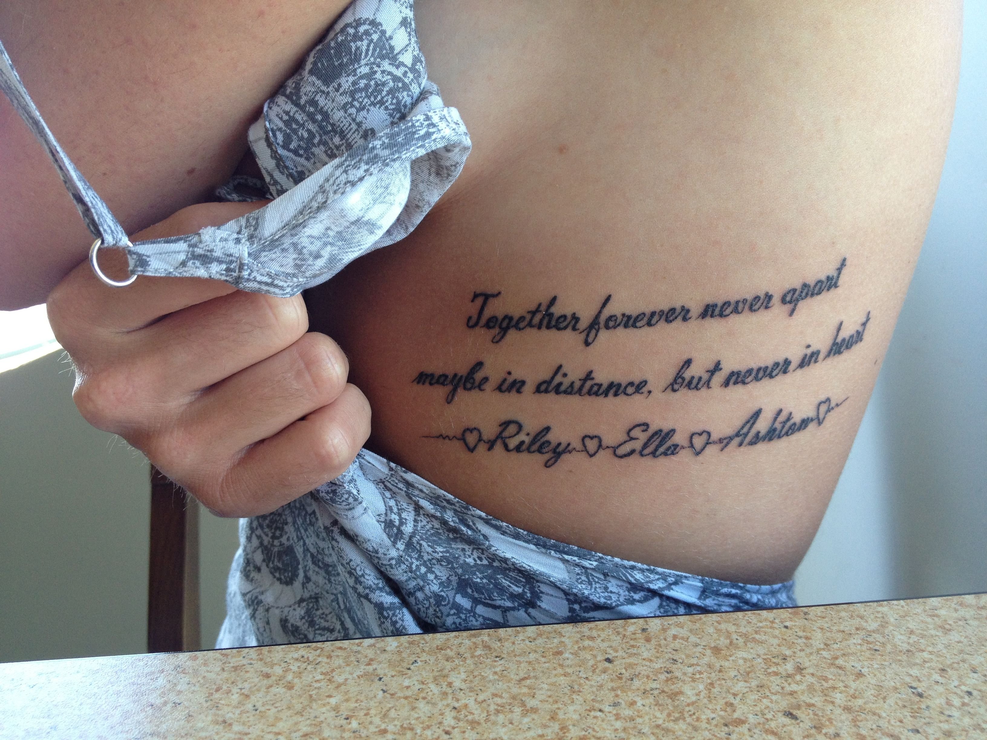 Татуировки с надписью Forever