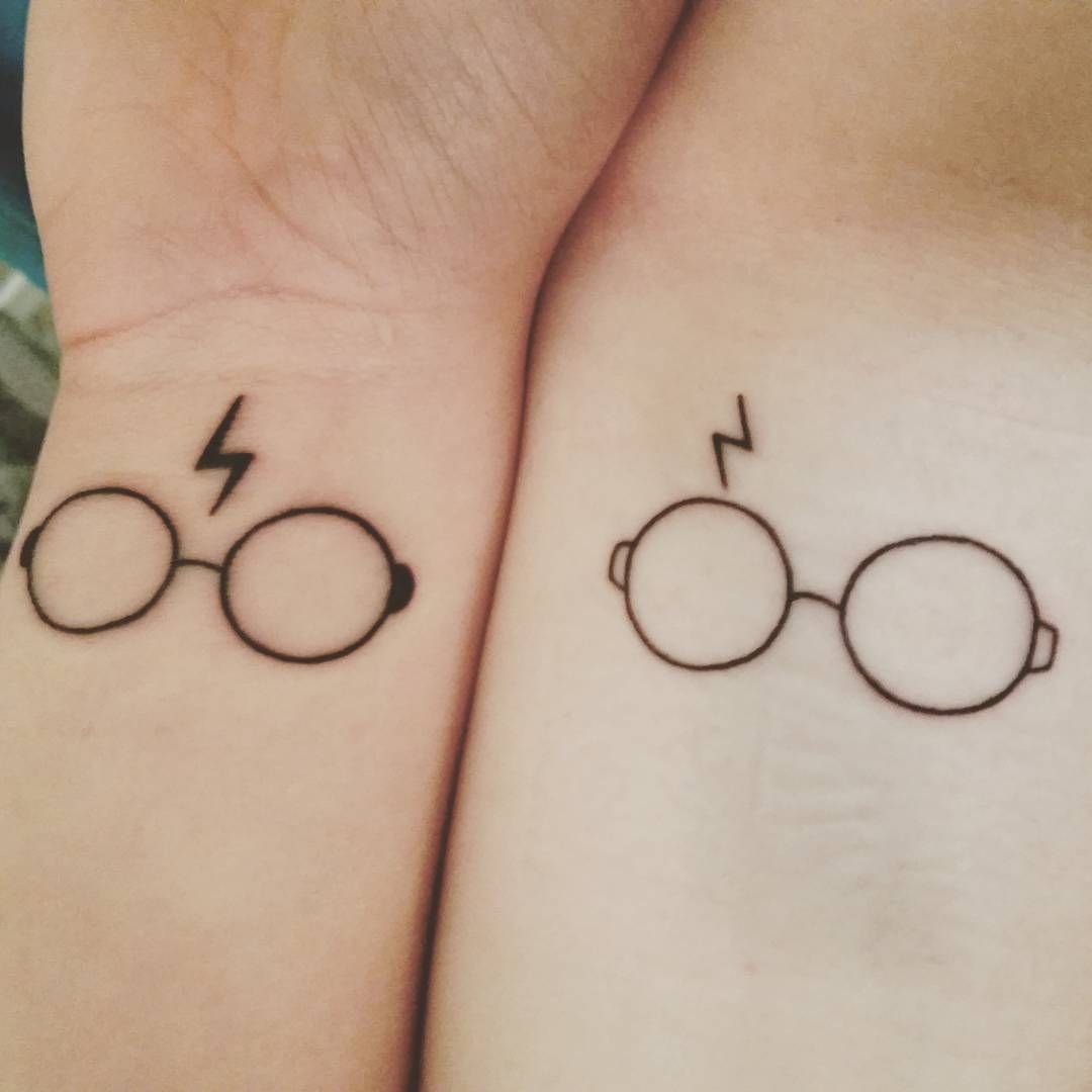 Татуировка очки Гарри Поттера