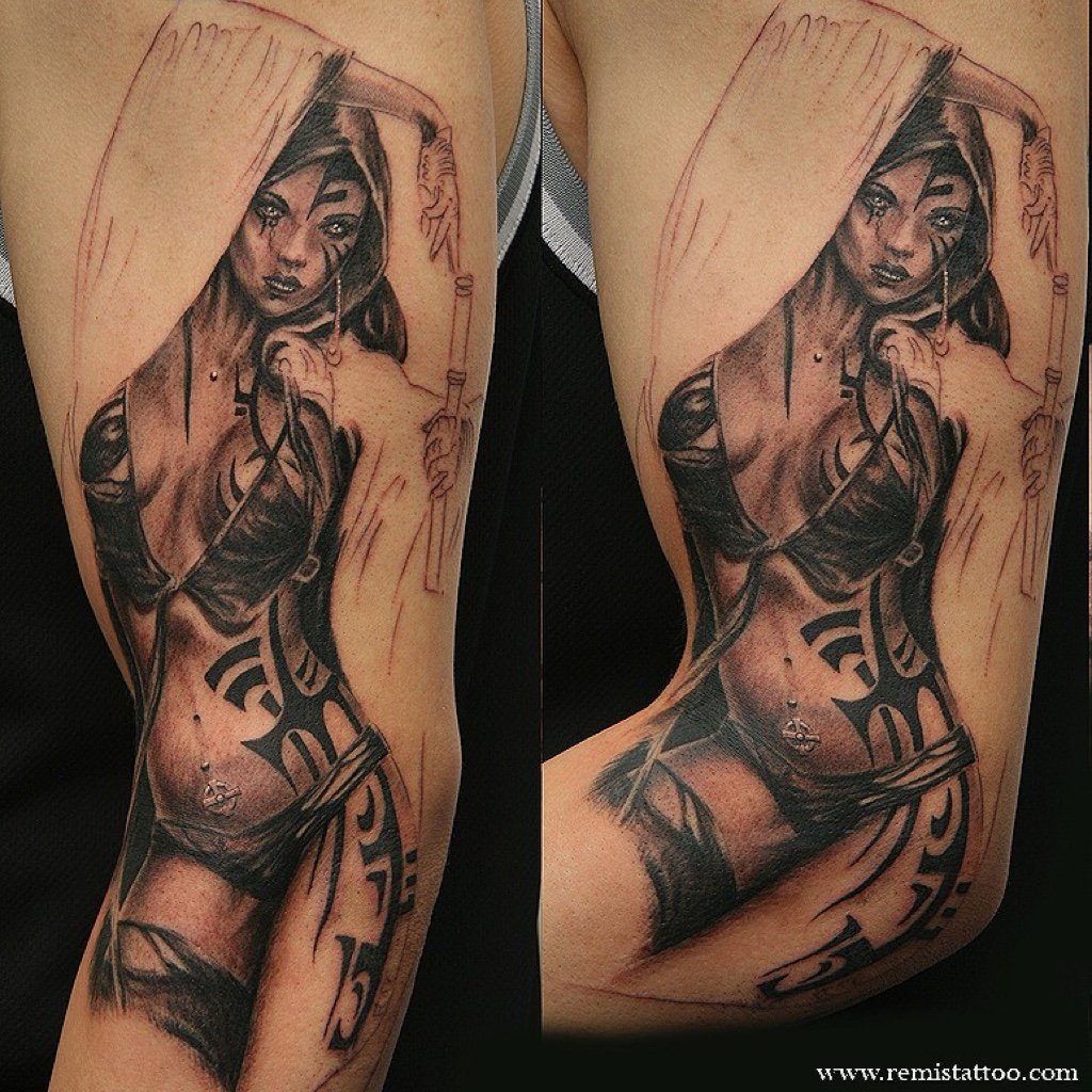эскизы татуировок голых женщин фото 78
