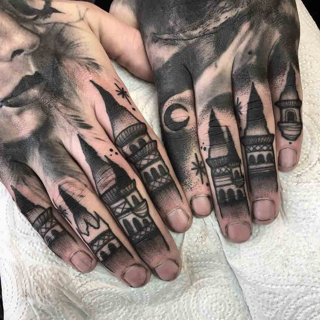 Татуировки на фалангах пальцев