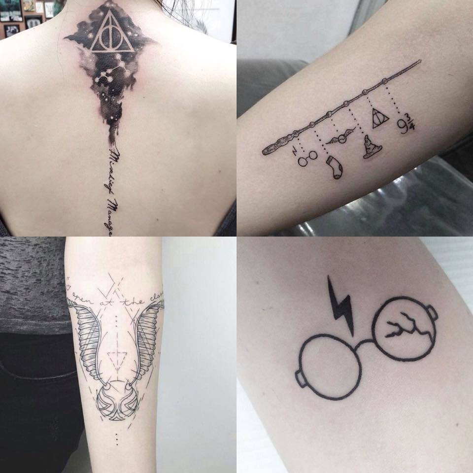 Татуировки по Гарри Поттеру