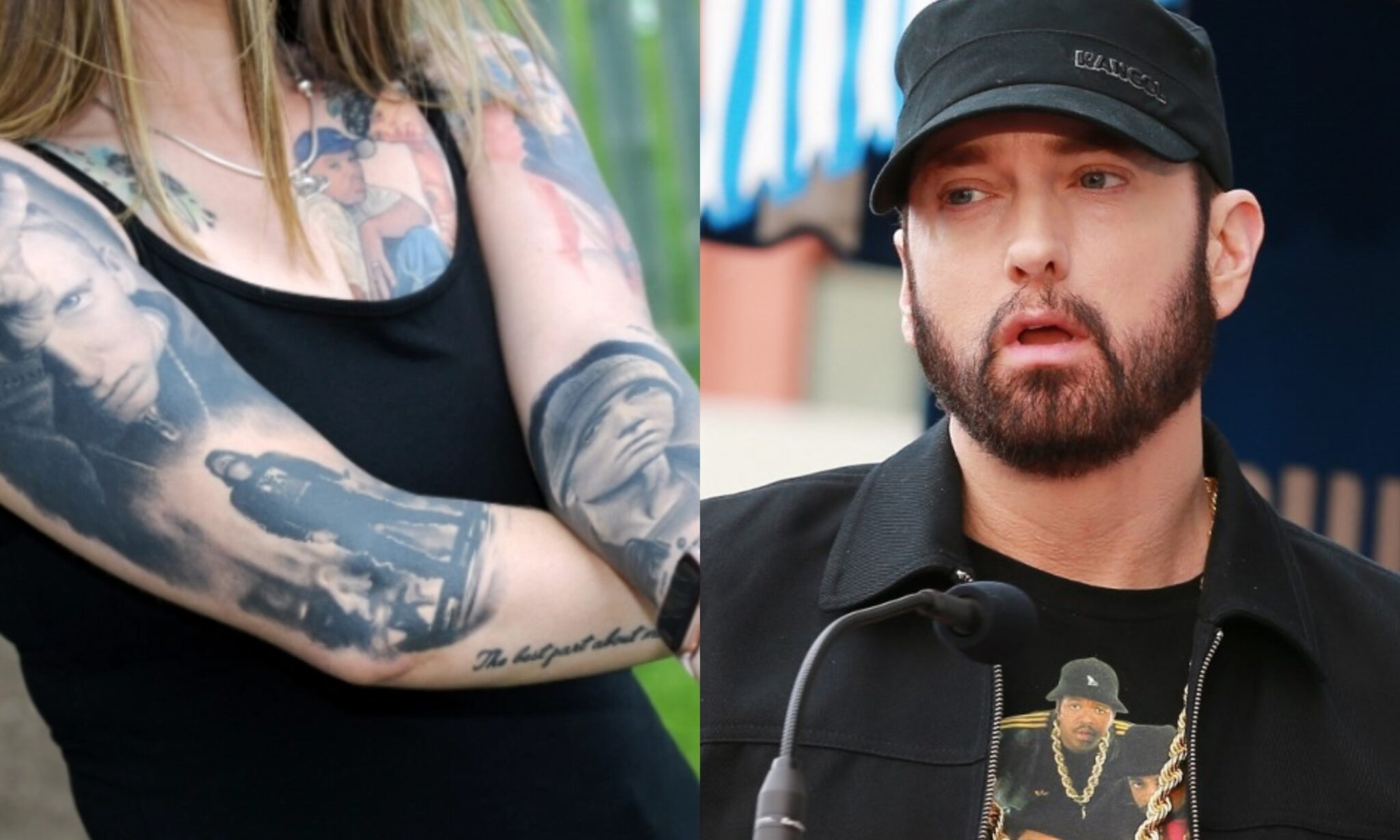 Eminem mariah tattoo