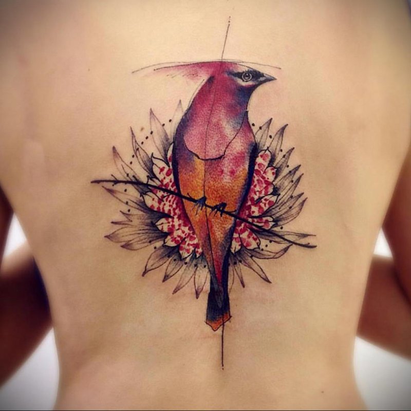 Татуировки в виде птиц