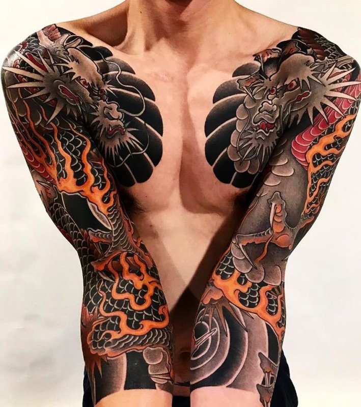Японские Татуировки для мужчин