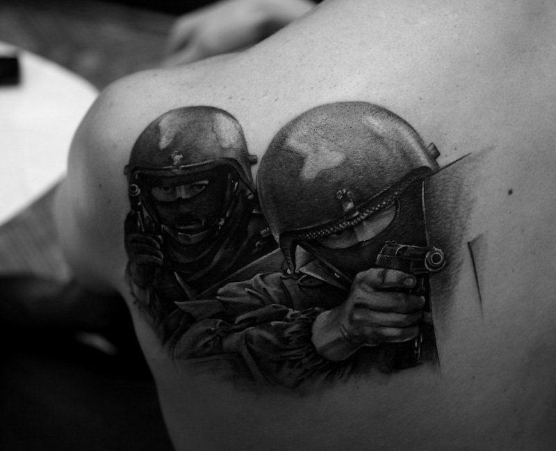 Тату Спецназ - эскизы, фото и значение татуировки