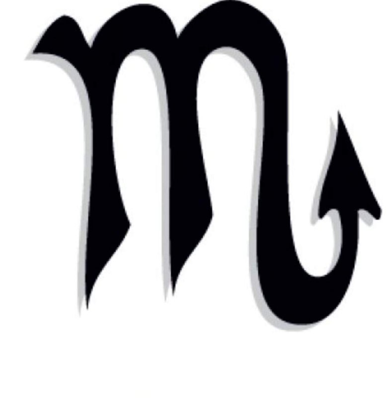 Знак зодиака Скорпион эскиз