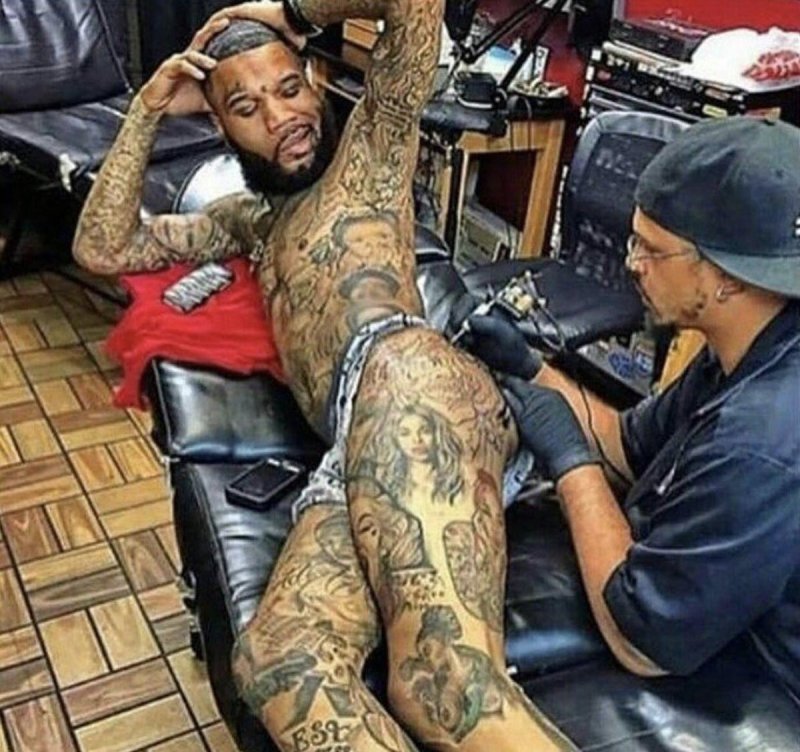Татуировки на афроамериканцах