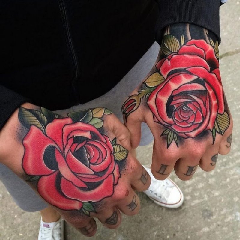 Мужские тату розы на руке — фото лучших татуировок с розами для мужчин