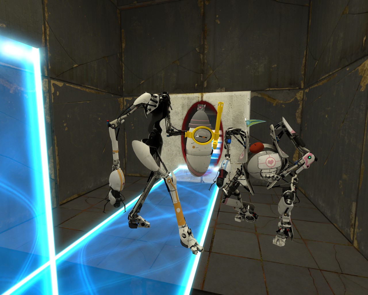 Portal 2 скины на роботов фото 101