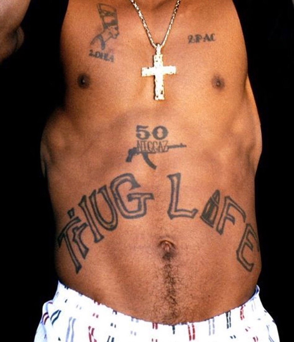 2pac thug life tattoo