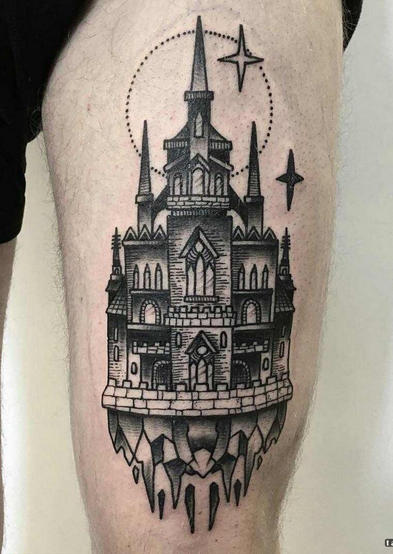 Татуировки замок (59 фото) .