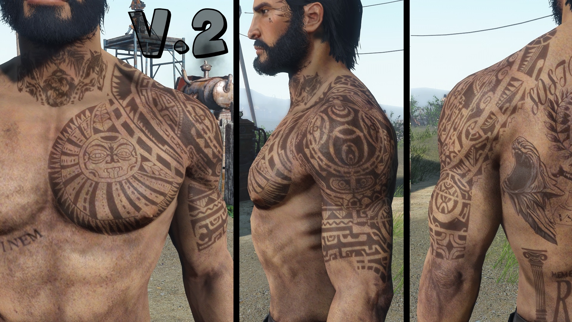 All tattoos in fallout 4 фото 119