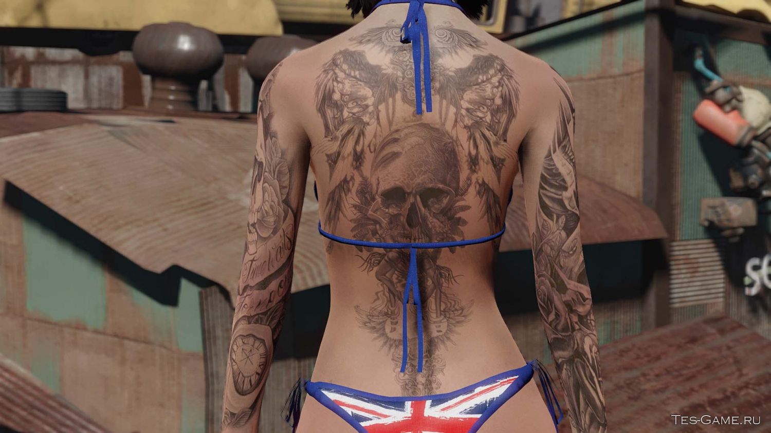 Fallout 4 татуировки где делают фото 11
