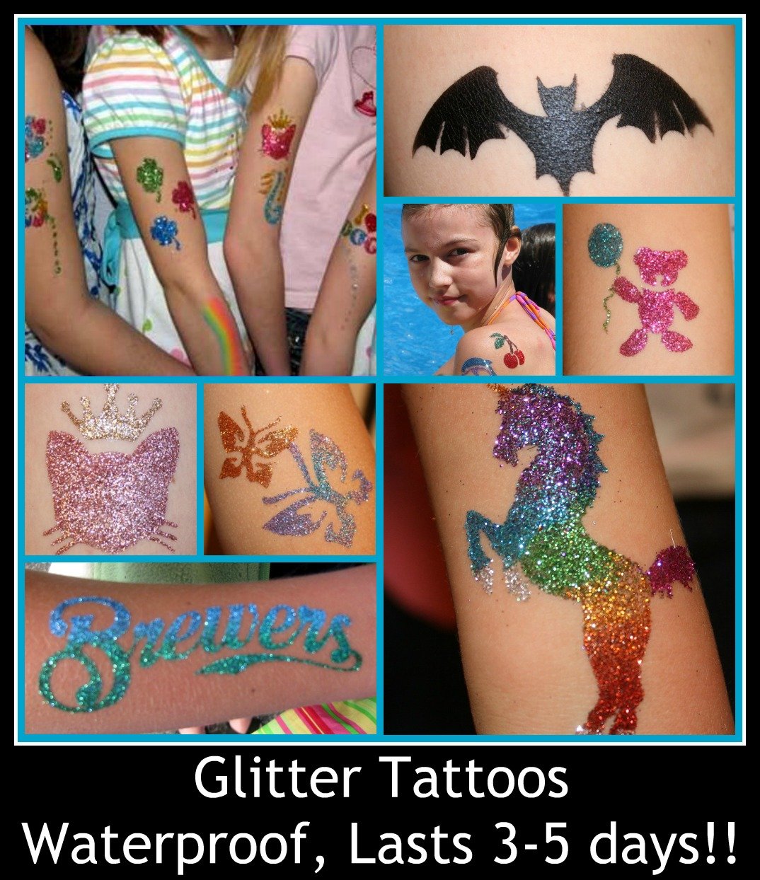 Смывающиеся Татуировки для детей