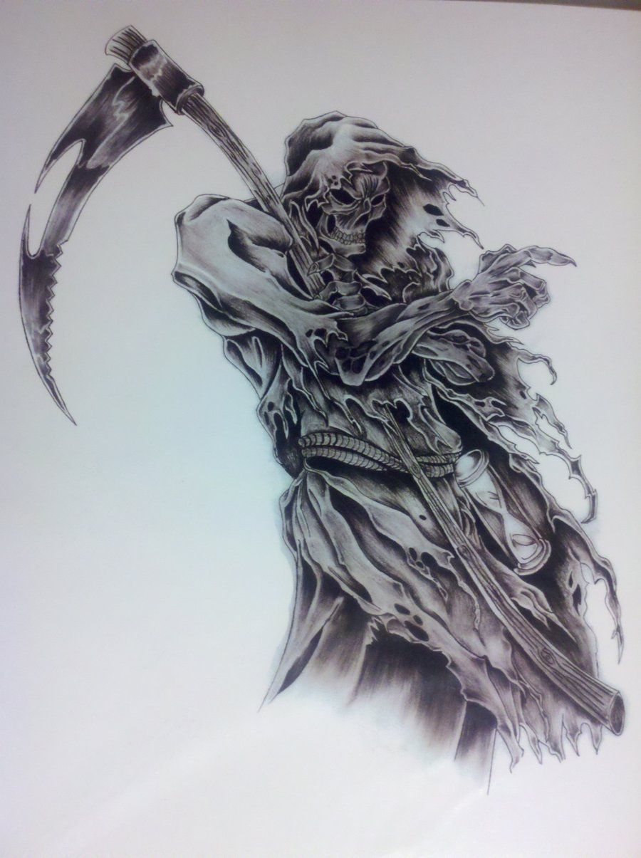 Grim Reaper тату