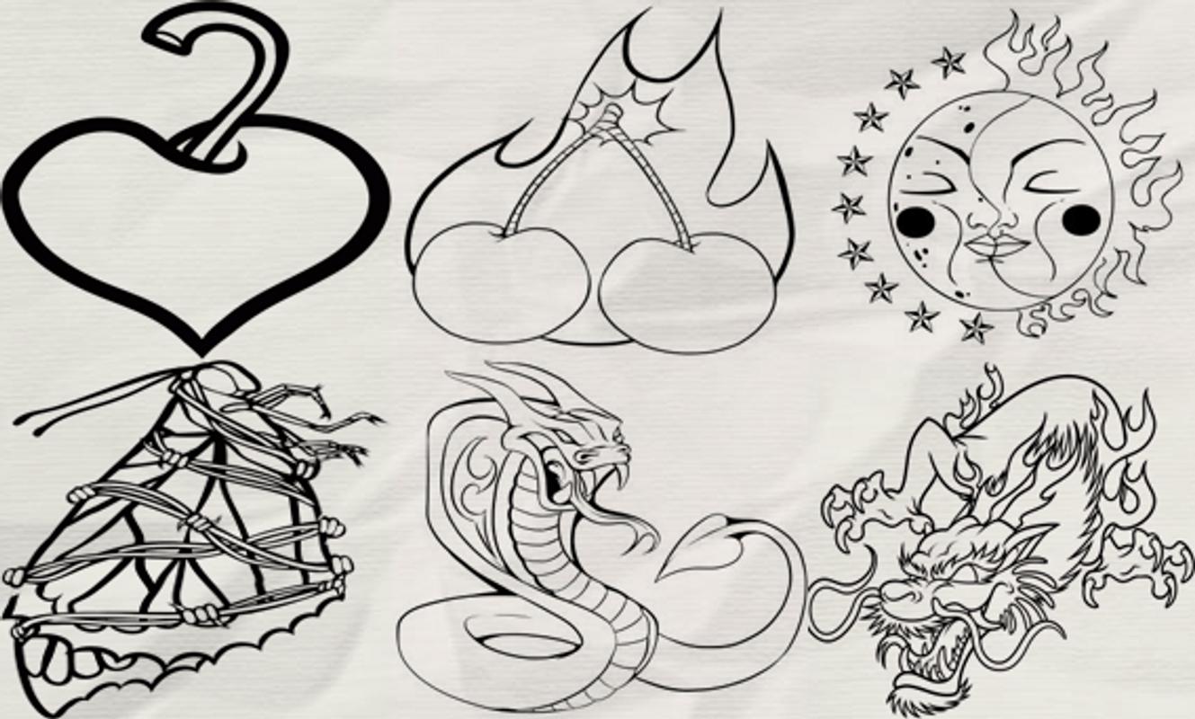 картинки татуировок для срисовки красивые