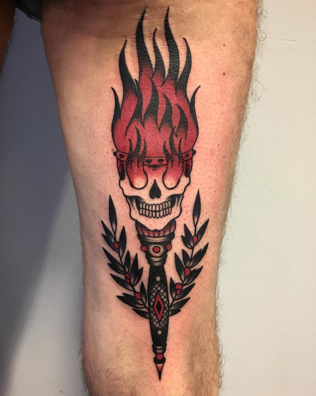 Эскиз Татуировки факел