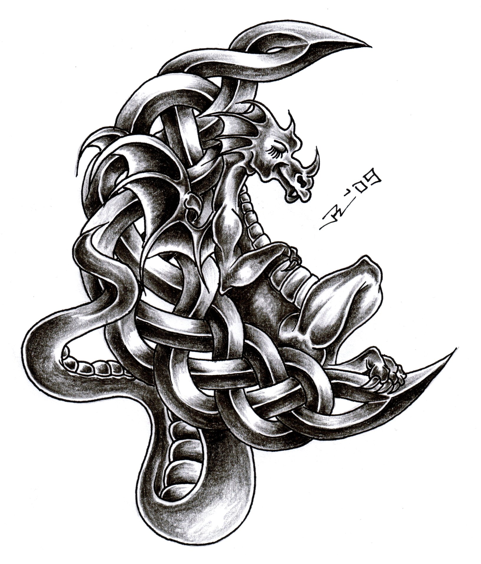 Кельтская символика дракон