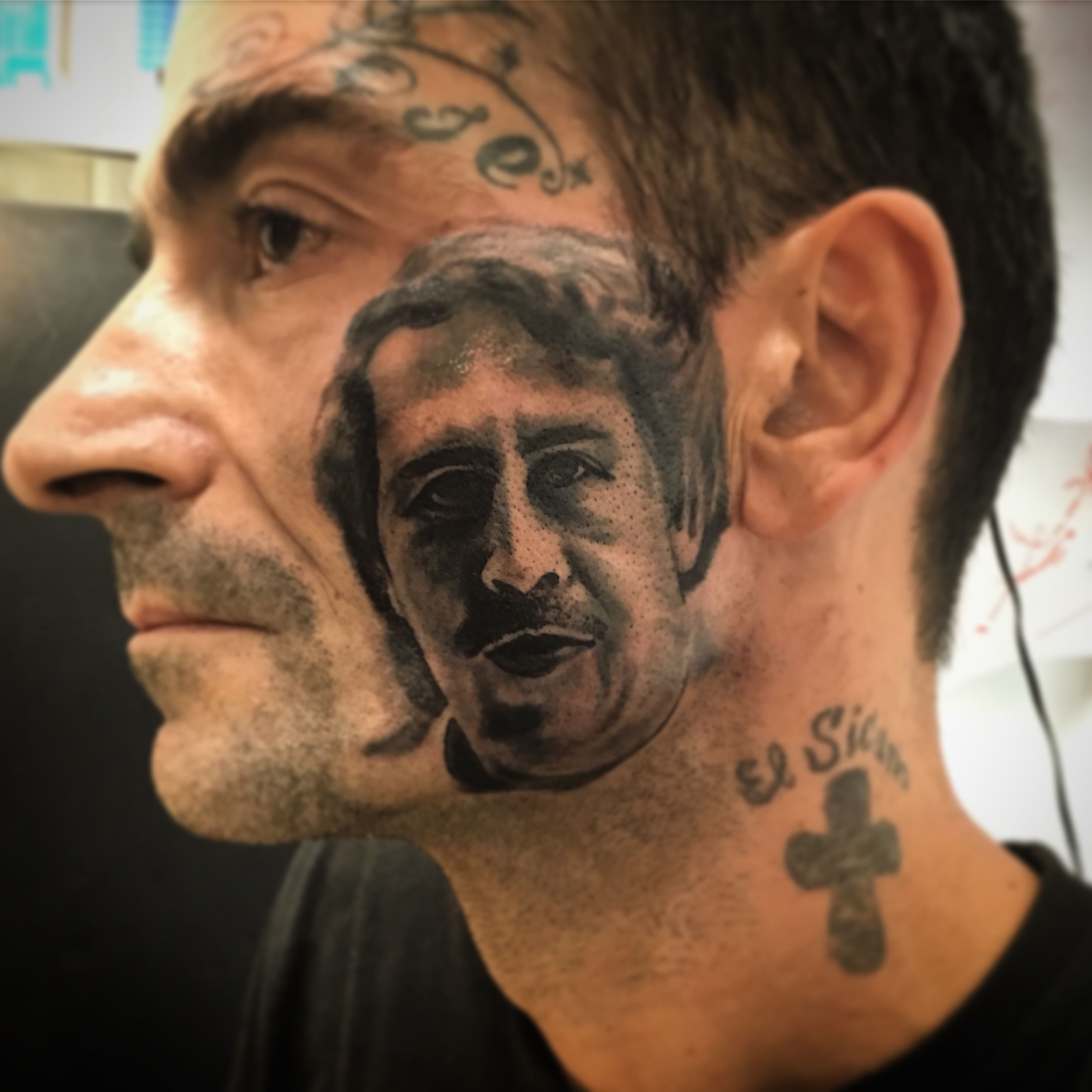 Татуировка Пабло Эскобар